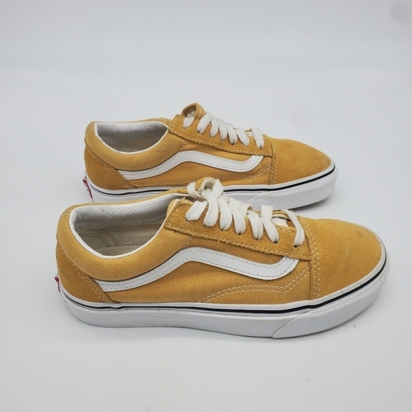 Vans Shoes Men 4.5 Women 6 Off The Wall Unisex Old Skool Classic Skate Yellow - Picture 4 of 12